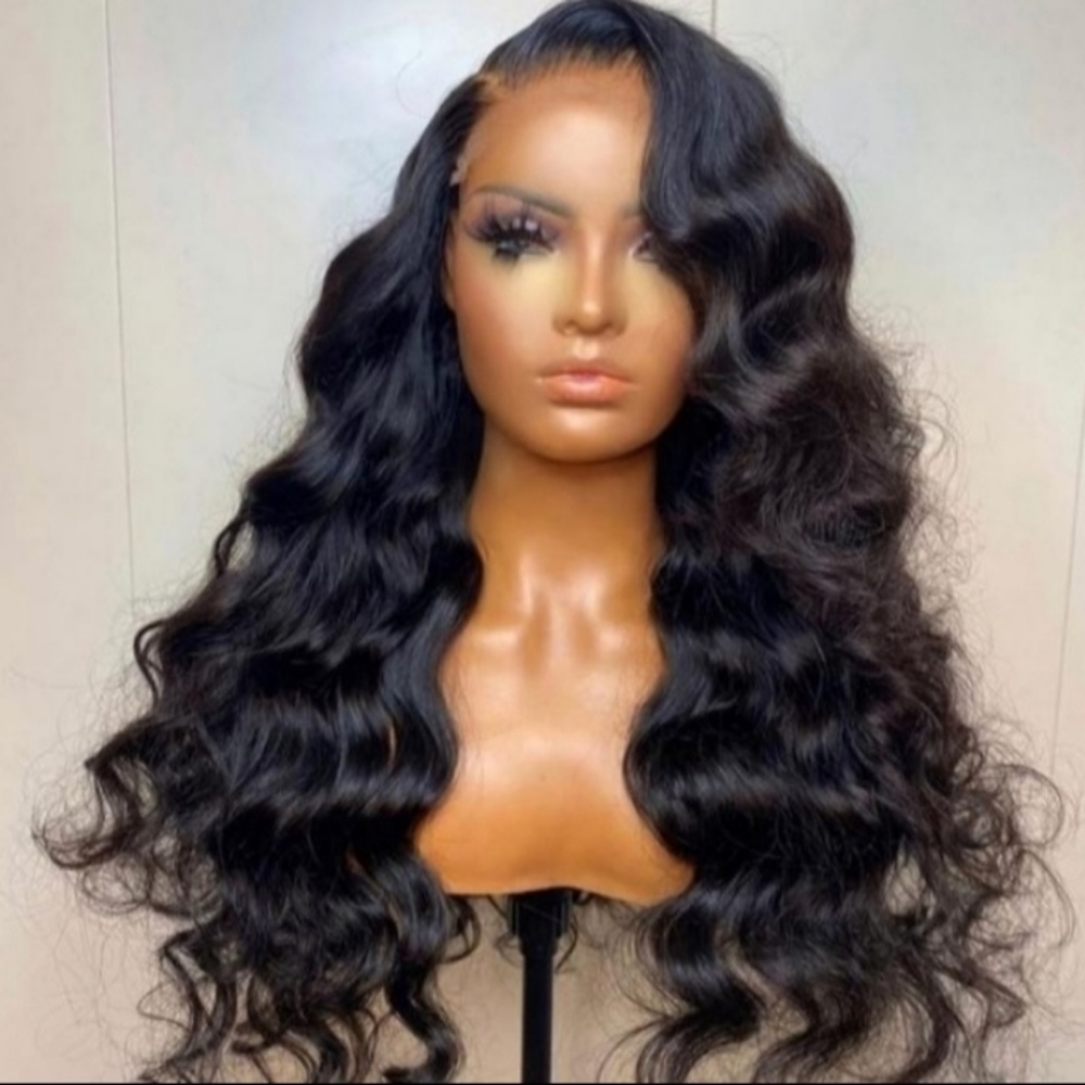 Curly Human hair wig